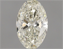 Natural Diamond 0.41 Carats, Oval with  Cut, L Color, SI1 Clarity and Certified by GIA