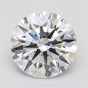 Picture of Lab Grown Diamond 3.58 Carats, Round with Ideal Cut, E Color, IF Clarity and Certified by IGI