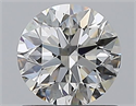 Natural Diamond 0.90 Carats, Round with Excellent Cut, H Color, VS1 Clarity and Certified by GIA