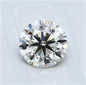 Diamante Natural 0.90 quilates, Redondo , Color K, claridad VS1 y certificado GIA