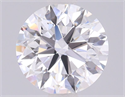 Lab Grown Diamond 1.42 Carats, Round with Ideal Cut, D Color, VVS2 Clarity and Certified by IGI