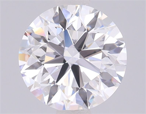 Picture of Lab Grown Diamond 1.42 Carats, Round with Ideal Cut, D Color, VVS2 Clarity and Certified by IGI
