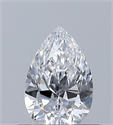 Natural Diamond 0.40 Carats, Pear with  Cut, D Color, VS1 Clarity and Certified by GIA