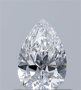 Picture of Natural Diamond 0.40 Carats, Pear with  Cut, D Color, VS1 Clarity and Certified by GIA