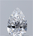 Natural Diamond 0.40 Carats, Pear with  Cut, D Color, VS1 Clarity and Certified by GIA
