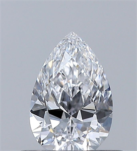 Picture of Natural Diamond 0.40 Carats, Pear with  Cut, D Color, VS1 Clarity and Certified by GIA