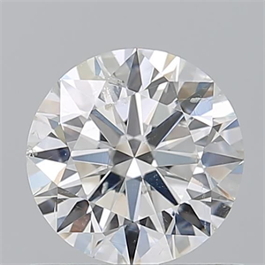 Picture of Natural Diamond 0.80 Carats, Round with Excellent Cut, H Color, I1 Clarity and Certified by GIA