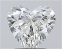 Natural Diamond 2.01 Carats, Heart with  Cut, H Color, SI1 Clarity and Certified by GIA
