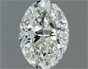 Natural Diamond 0.80 Carats, Oval with  Cut, J Color, VVS2 Clarity and Certified by IGI