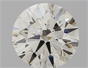 Natural Diamond 0.50 Carats, Round with Excellent Cut, J Color, VVS1 Clarity and Certified by IGI