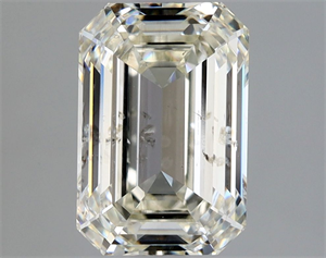 Picture of Natural Diamond 1.51 Carats, Emerald with  Cut, J Color, SI2 Clarity and Certified by HRD