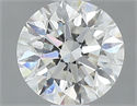 Diamante Natural 0.70 quilates, Redondo , Color H, claridad SI2 y certificado GIA