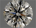 Natural Diamond 0.50 Carats, Round with Very Good Cut, K Color, SI1 Clarity and Certified by IGI