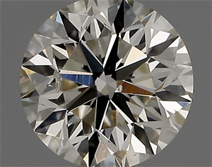 Picture of Natural Diamond 0.50 Carats, Round with Very Good Cut, K Color, SI1 Clarity and Certified by IGI