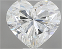 Diamante Natural 1.00 quilates, Corazón , Color G, claridad VVS2 y certificado HRD