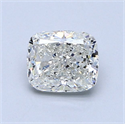 Diamante Natural 1.01 quilates, Del cojín , Color I, claridad SI1 y certificado GIA