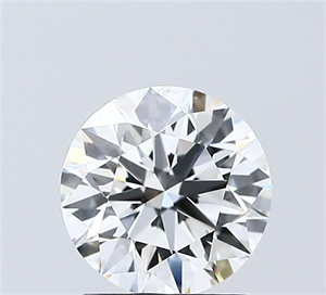 Picture of Lab Grown Diamond 1.52 Carats, Round with Ideal Cut, D Color, VVS2 Clarity and Certified by IGI