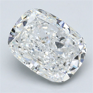 Picture of Natural Diamond 4.05 Carats, Cushion with  Cut, F Color, SI2 Clarity and Certified by GIA