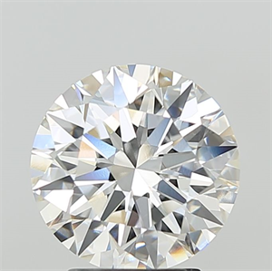 Picture of Lab Grown Diamond 3.02 Carats, Round with Ideal Cut, E Color, VVS2 Clarity and Certified by IGI
