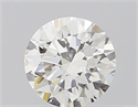 Natural Diamond 0.40 Carats, Round with Excellent Cut, H Color, IF Clarity and Certified by GIA