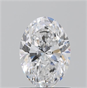 Natural Diamond 1.01 Carats, Oval with  Cut, E Color, VS2 Clarity and Certified by GIA