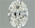 Natural Diamond 1.01 Carats, Oval with  Cut, G Color, VVS2 Clarity and Certified by GIA