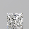 Natural Diamond 1.02 Carats, Princess with  Cut, G Color, VS1 Clarity and Certified by GIA