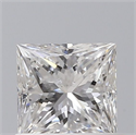 Diamante Natural 0.61 quilates, Princesa , Color E, claridad SI1 y certificado GIA