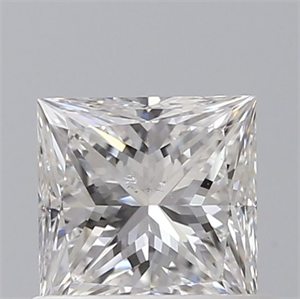 Foto Diamante Natural 0.61 quilates, Princesa , Color E, claridad SI1 y certificado GIA de