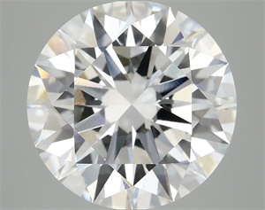 Picture of Lab Grown Diamond 6.16 Carats, Round with Ideal Cut, E Color, VVS2 Clarity and Certified by IGI