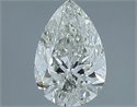 Natural Diamond 1.50 Carats, Pear with  Cut, H Color, SI2 Clarity and Certified by IGI