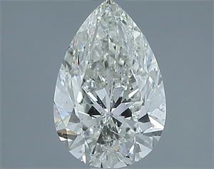 Picture of Natural Diamond 1.50 Carats, Pear with  Cut, H Color, SI2 Clarity and Certified by IGI