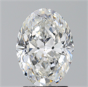 Natural Diamond 2.50 Carats, Oval with  Cut, F Color, VVS2 Clarity and Certified by GIA