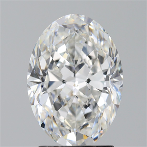 Picture of Natural Diamond 2.50 Carats, Oval with  Cut, F Color, VVS2 Clarity and Certified by GIA