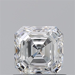 Foto Diamante Natural 1.01 quilates, Asscher , Color F, claridad VVS1 y certificado GIA de
