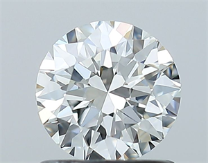 Picture of Natural Diamond 0.90 Carats, Round with Excellent Cut, H Color, VVS1 Clarity and Certified by GIA