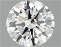 Lab Grown Diamond 2.90 Carats, Round with Ideal Cut, F Color, VS2 Clarity and Certified by IGI