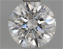Natural Diamond 0.70 Carats, Round with Excellent Cut, G Color, I1 Clarity and Certified by GIA