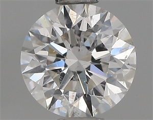 Picture of Natural Diamond 0.70 Carats, Round with Excellent Cut, G Color, I1 Clarity and Certified by GIA