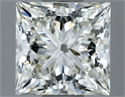 Natural Diamond 1.00 Carats, Princess with  Cut, I Color, VVS2 Clarity and Certified by IGI