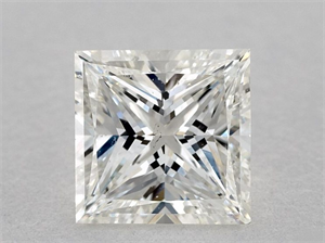 Foto Diamante Natural 1.70 quilates, Princesa , Color G, claridad SI1 y certificado GIA de