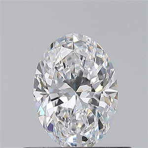 Picture of Natural Diamond 0.50 Carats, Oval with  Cut, D Color, VS1 Clarity and Certified by GIA