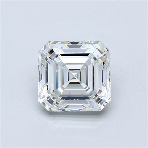 Picture of Natural Diamond 5.06 Carats, Asscher with  Cut, G Color, VS1 Clarity and Certified by GIA
