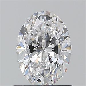 Foto Diamante Natural 0.90 quilates, Ovalado , Color D, claridad SI2 y certificado GIA de