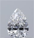 Natural Diamond 0.30 Carats, Pear with  Cut, D Color, VS1 Clarity and Certified by GIA