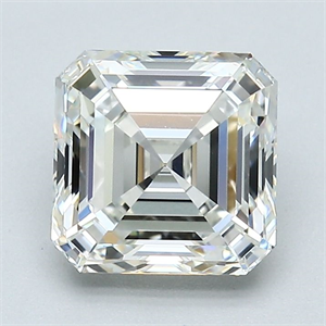 Picture of Natural Diamond 2.03 Carats, Asscher with  Cut, J Color, VVS1 Clarity and Certified by GIA