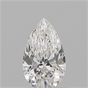 Diamante Natural 0.56 quilates, De pera , Color E, claridad VVS2 y certificado GIA