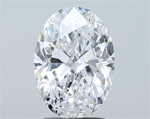 Foto Diamante Natural 2.00 quilates, Ovalado , Color D, claridad SI2 y certificado GIA de