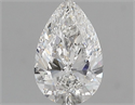 Diamante Natural 0.80 quilates, De pera , Color G, claridad SI2 y certificado GIA