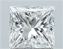 Natural Diamond 1.00 Carats, Princess with  Cut, G Color, VS1 Clarity and Certified by GIA